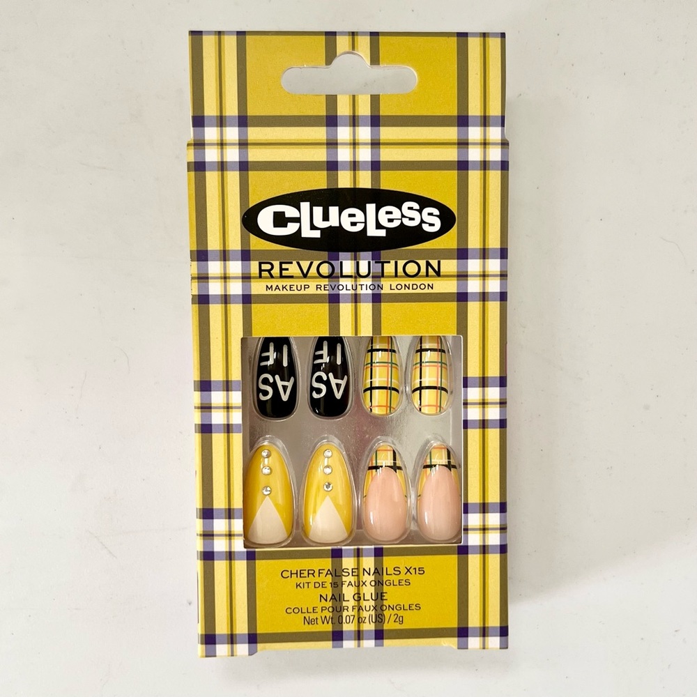 NIB Clueless x Revolution Collection Cher Press-On Nails